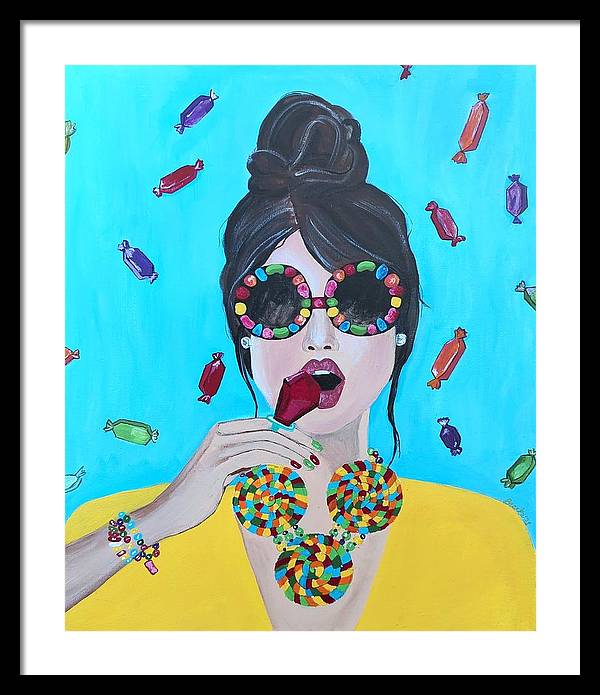 Candy Girl - Framed Print