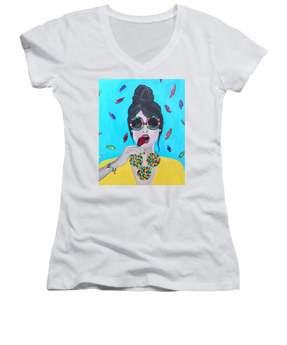 Candy Girl - Women's V-Neck
