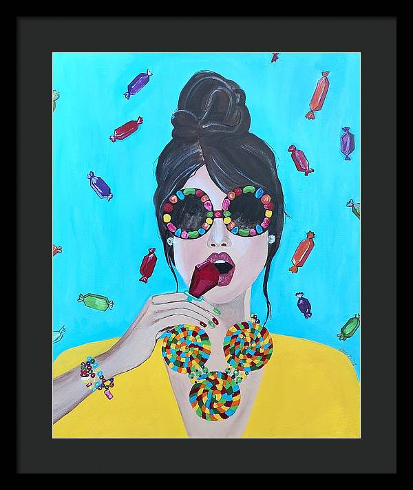 Candy Girl - Framed Print