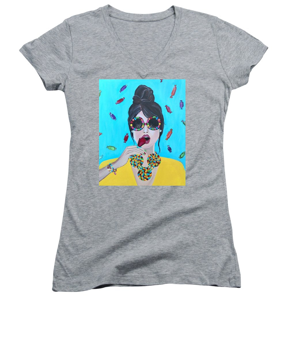 Candy Girl - Women's V-Neck