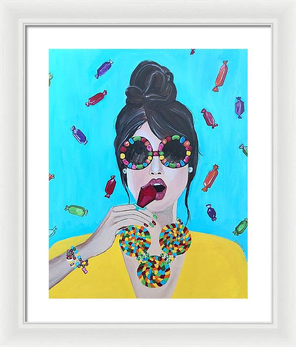 Candy Girl - Framed Print