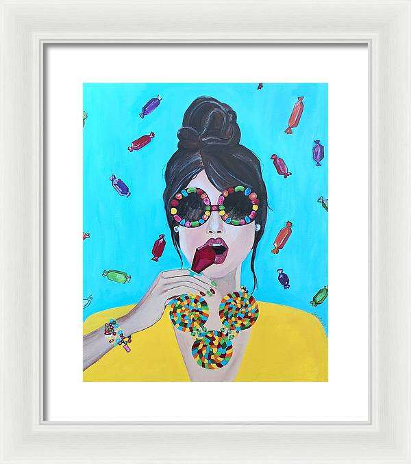Candy Girl - Framed Print