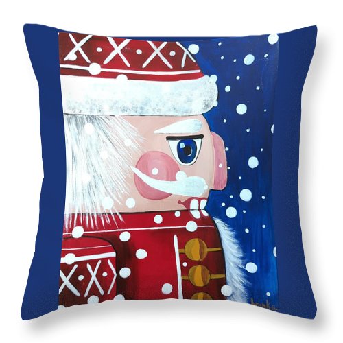 Christmas Nutcracker - Throw Pillow