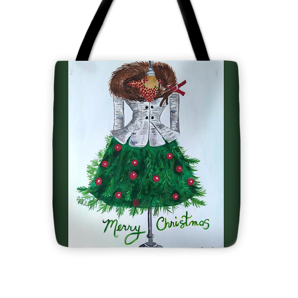 Christmas Tree Nature Dress - Tote Bag