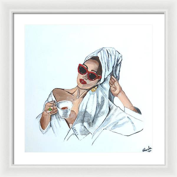 Coffee in the morning - Framed Print