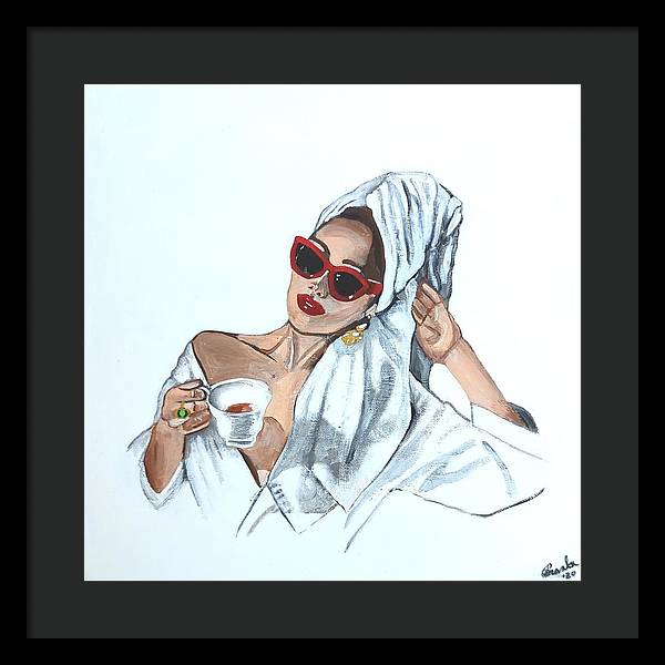 Coffee in the morning - Framed Print