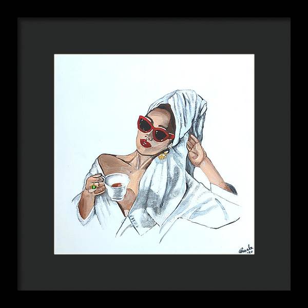 Coffee in the morning - Framed Print