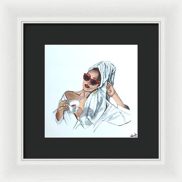Coffee in the morning - Framed Print