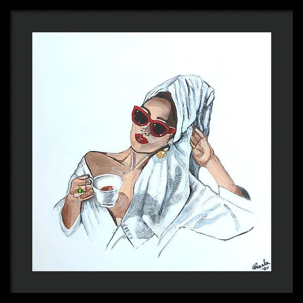 Coffee in the morning - Framed Print