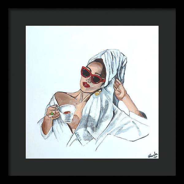 Coffee in the morning - Framed Print