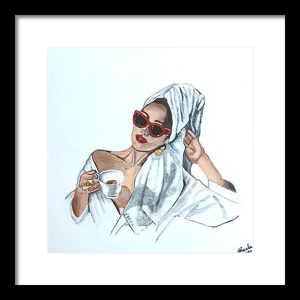 Coffee in the morning - Framed Print