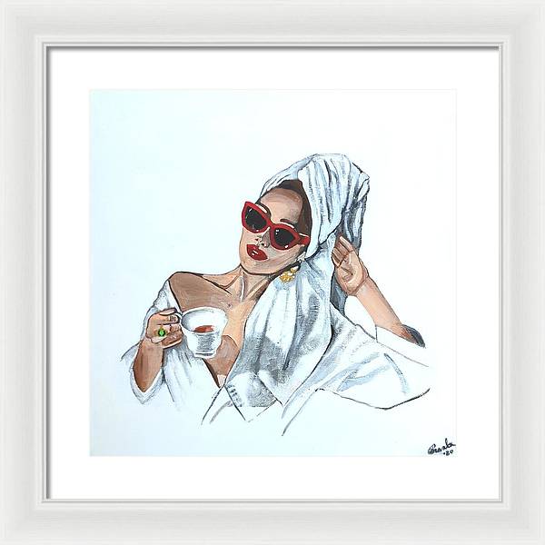 Coffee in the morning - Framed Print