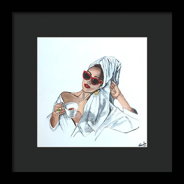 Coffee in the morning - Framed Print