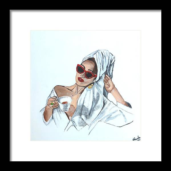 Coffee in the morning - Framed Print