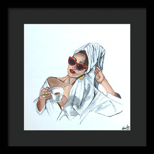 Coffee in the morning - Framed Print