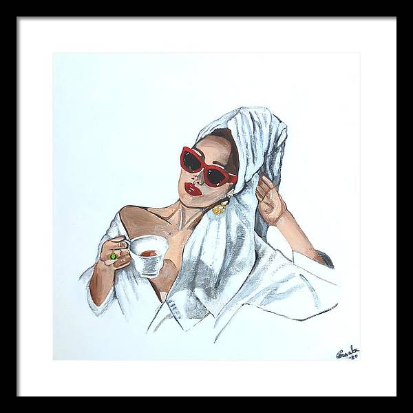 Coffee in the morning - Framed Print