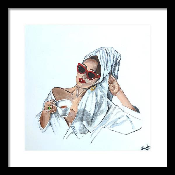 Coffee in the morning - Framed Print
