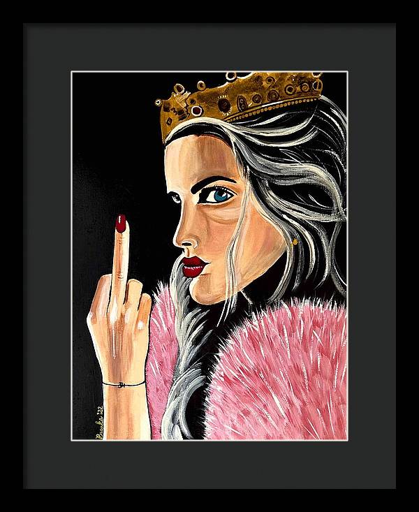 Conspiracy Queen - Framed Print