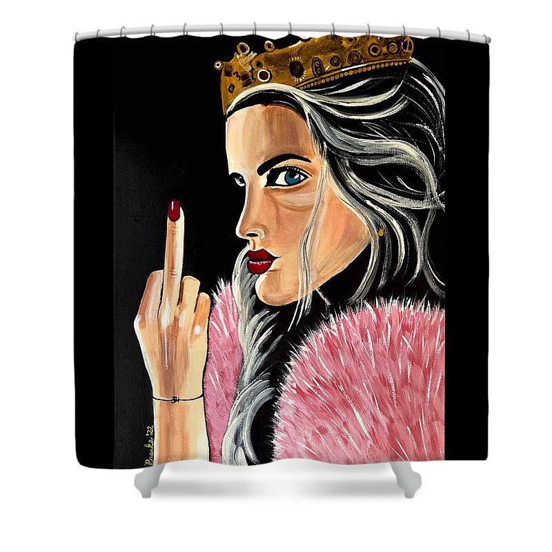 Conspiracy Queen - Shower Curtain