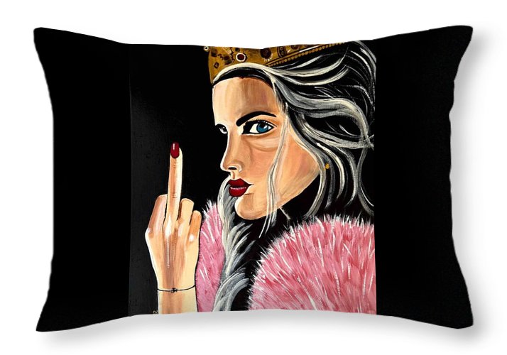 Conspiracy Queen - Throw Pillow