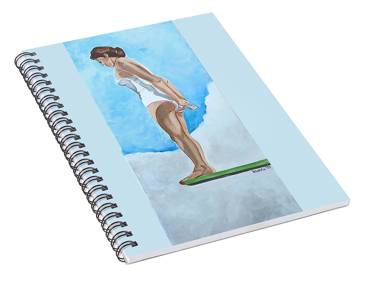Deep Dive Sylvia - Spiral Notebook