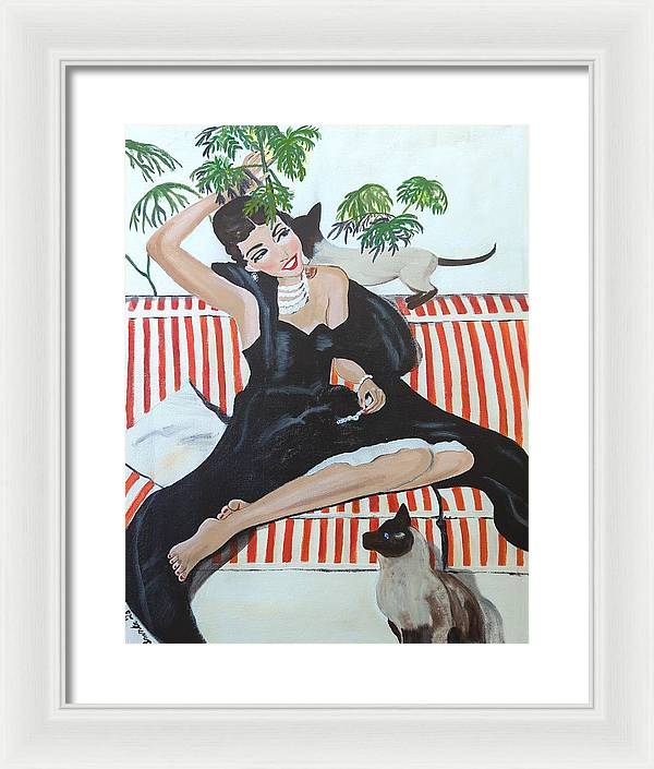 Delilah - Framed Print