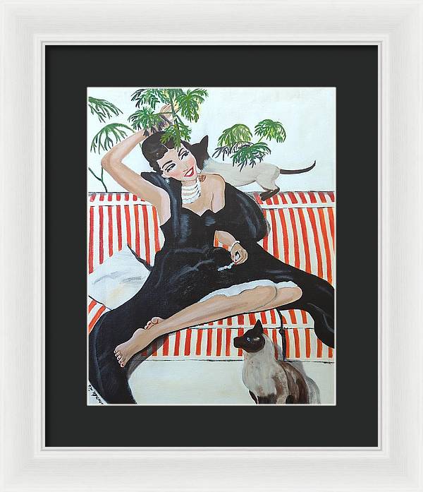 Delilah - Framed Print
