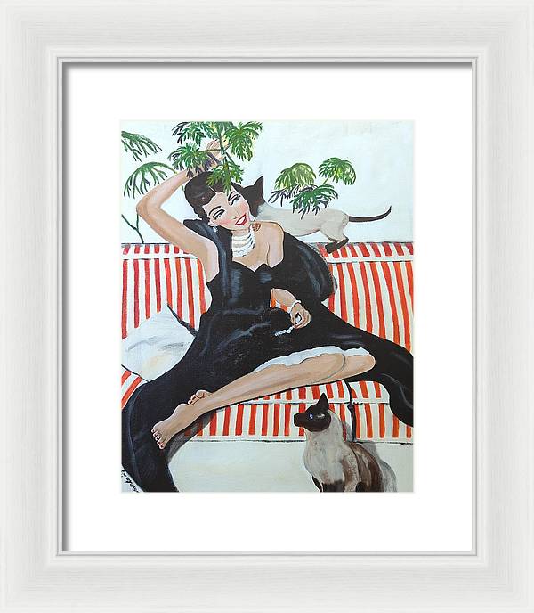 Delilah - Framed Print