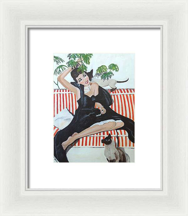 Delilah - Framed Print