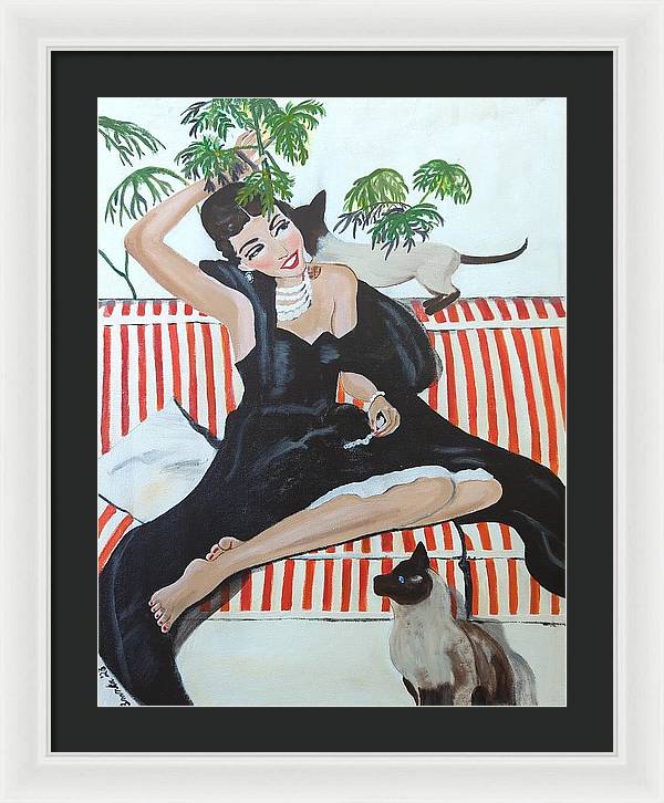 Delilah - Framed Print