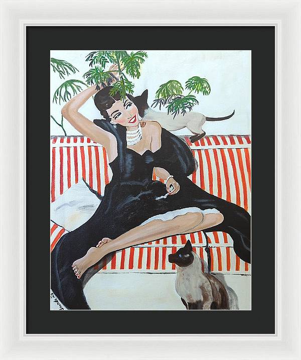 Delilah - Framed Print
