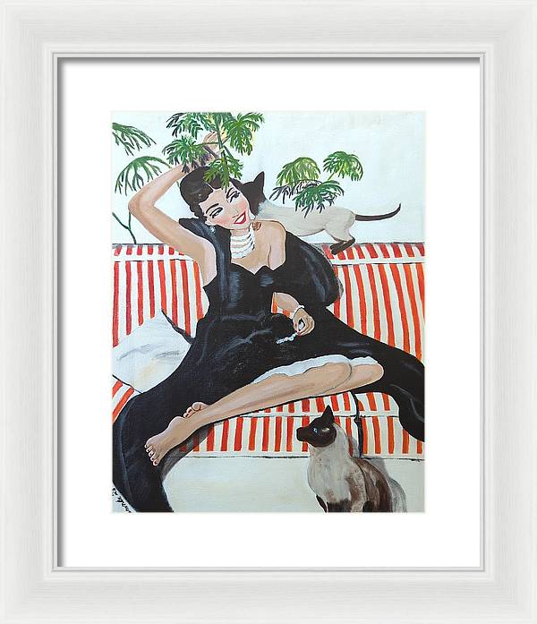 Delilah - Framed Print