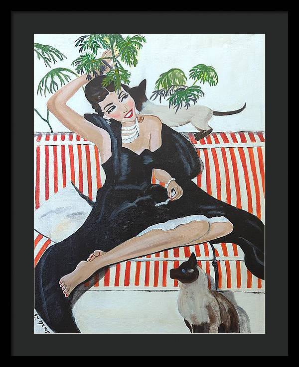 Delilah - Framed Print