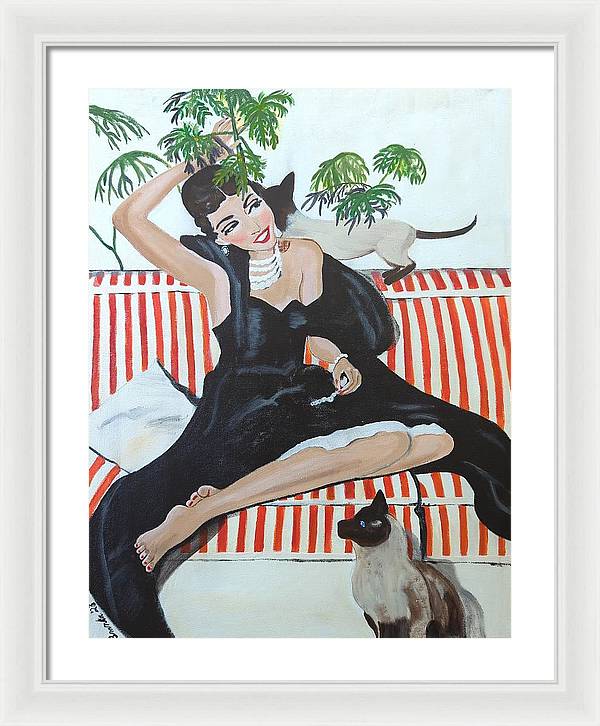 Delilah - Framed Print