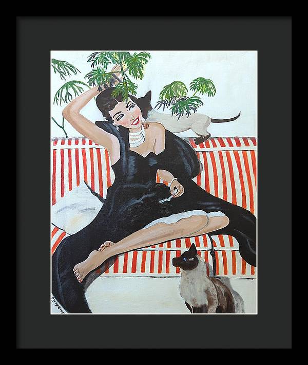 Delilah - Framed Print