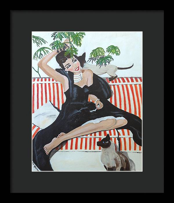 Delilah - Framed Print