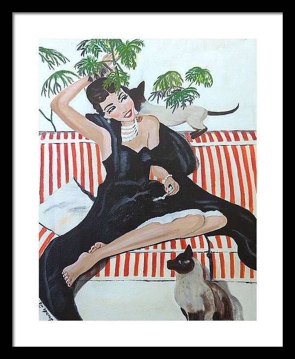 Delilah - Framed Print