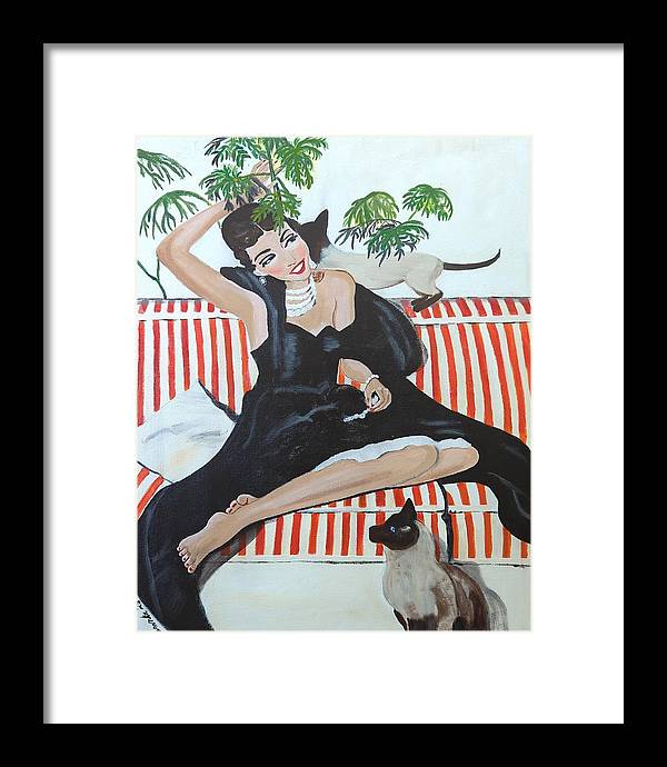 Delilah - Framed Print