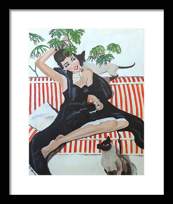 Delilah - Framed Print