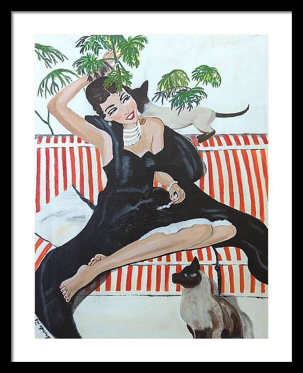 Delilah - Framed Print