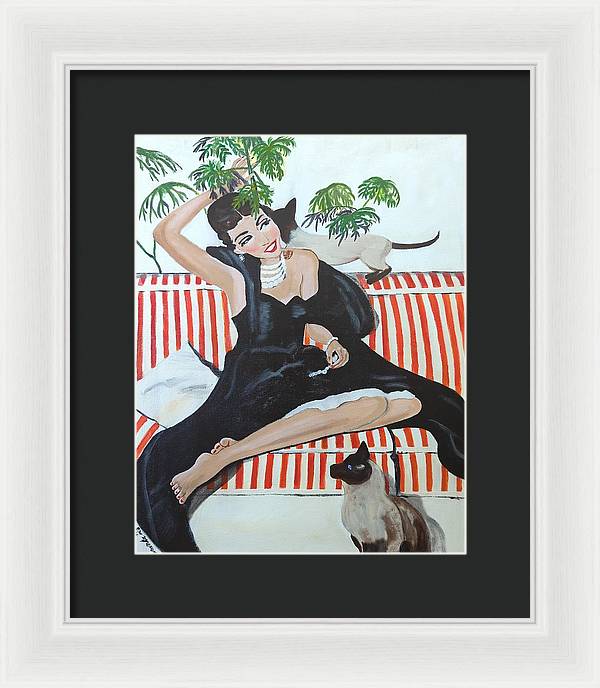Delilah - Framed Print
