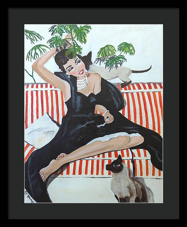 Delilah - Framed Print