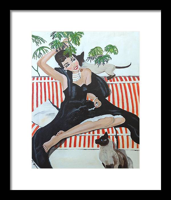 Delilah - Framed Print