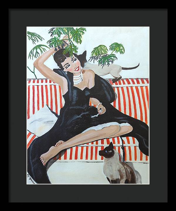 Delilah - Framed Print
