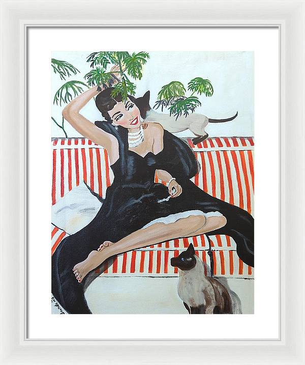 Delilah - Framed Print