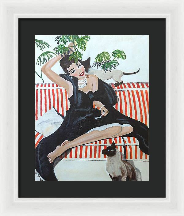 Delilah - Framed Print