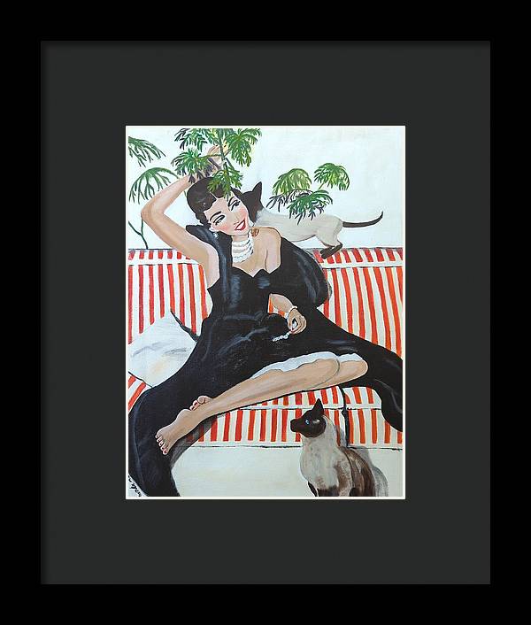 Delilah - Framed Print