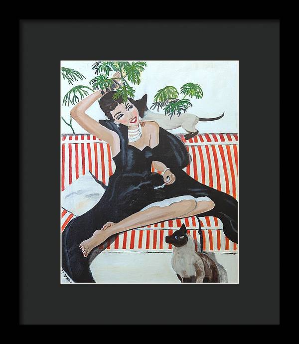 Delilah - Framed Print