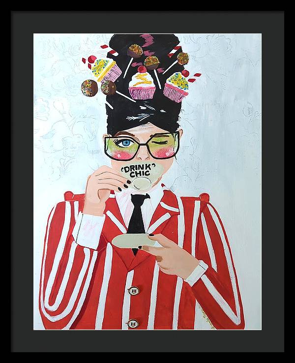 Drink Chic - Framed Print