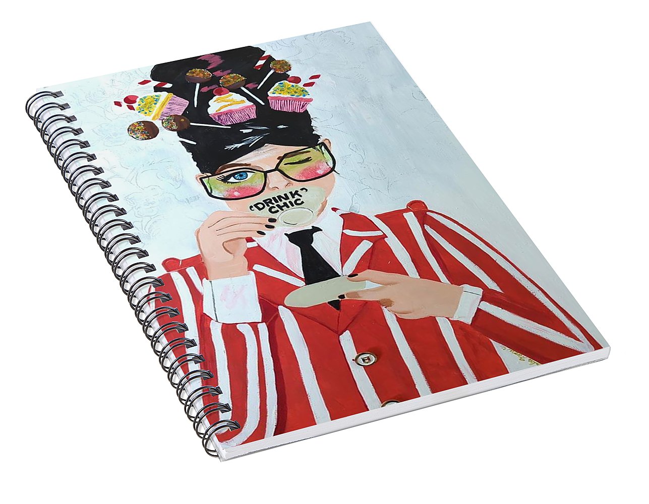 Drink Chic - Spiral Notebook